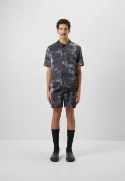 Han Kjøbenhavn Printed Summer Short Sleeve - Shirt - Grey
