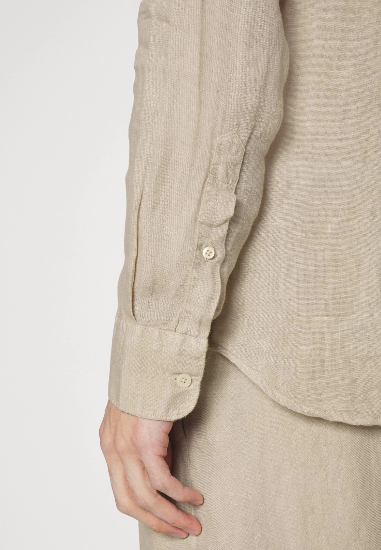 120% Lino Camicia - Shirt - Nut - Image 6