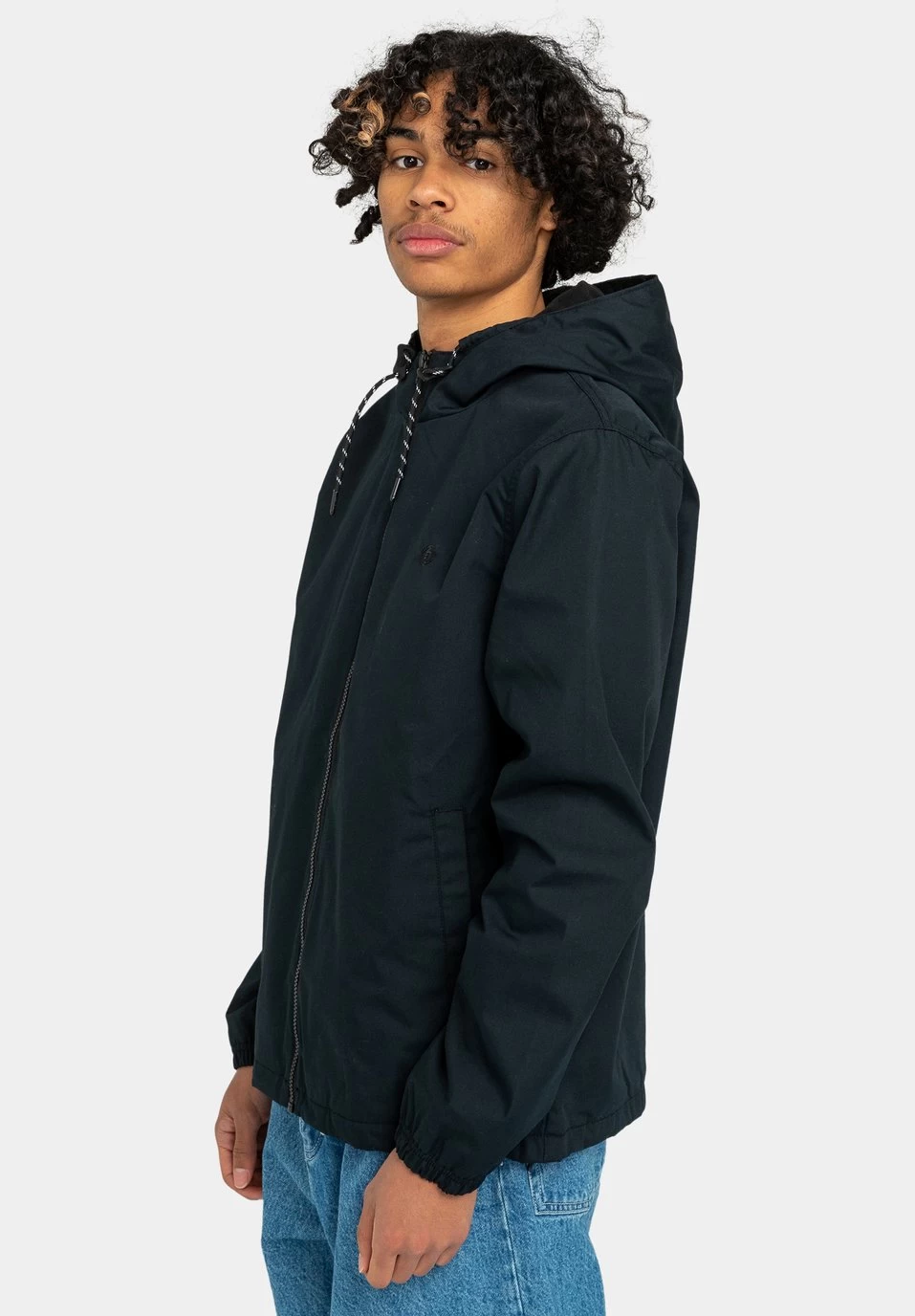 Element Alder-Déperlante Pour - Waterproof Jacket - Black - Image 5