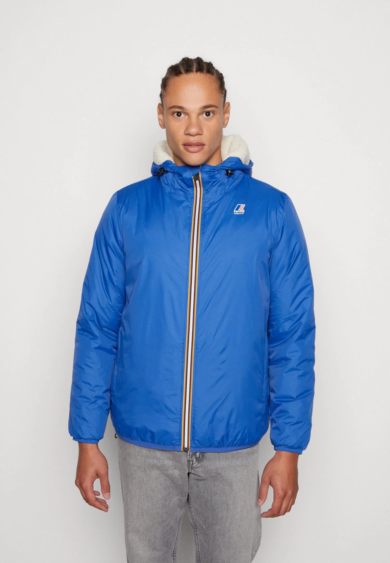 K-Way Vrai Claude Orsetto Unisex - Winter Jacket - Blue Royal