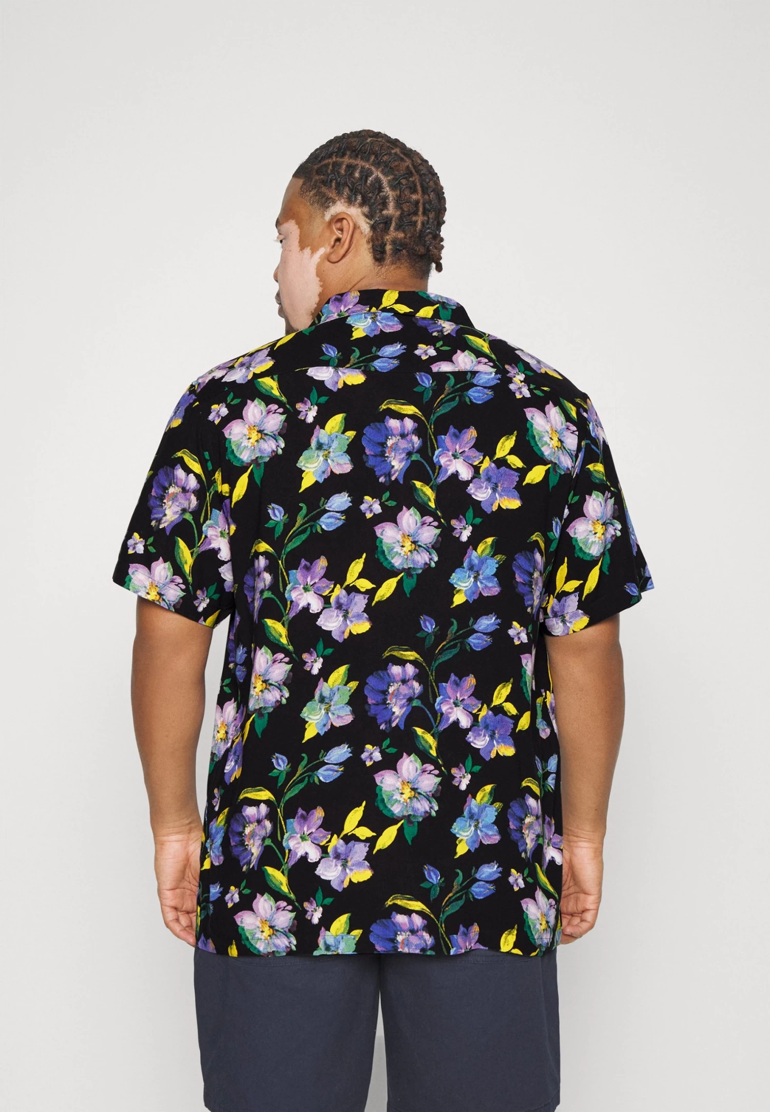 BRAVE SOUL Shirt - Black/Multi Clour Print - Image 3