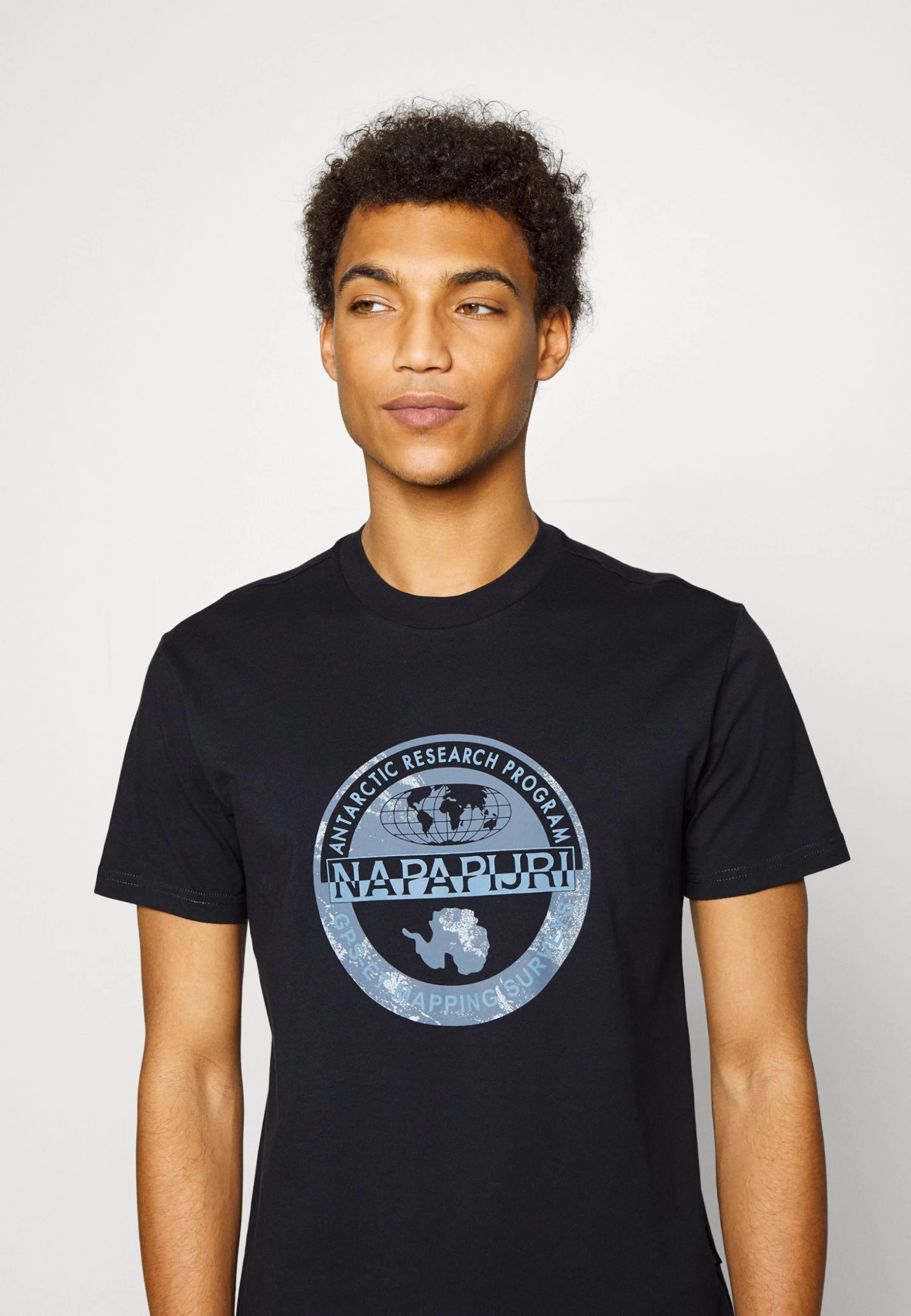 Napapijri Bollo - Print T-Shirt - Blue Marine - Image 4