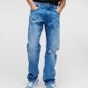 Karl Lagerfeld Jeans Straight - Straight Leg Jeans - J Vintage Visual Blue Dstr