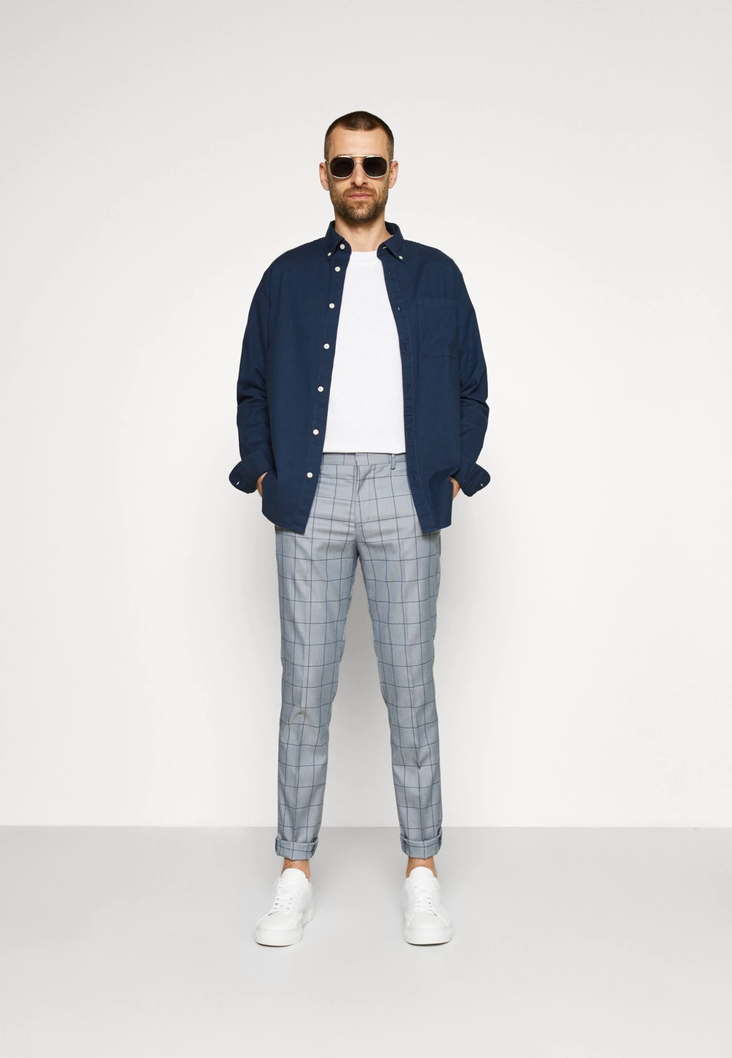 Selected Homme Slhregrick Flex - Shirt - Moonlit Ocean - Image 4