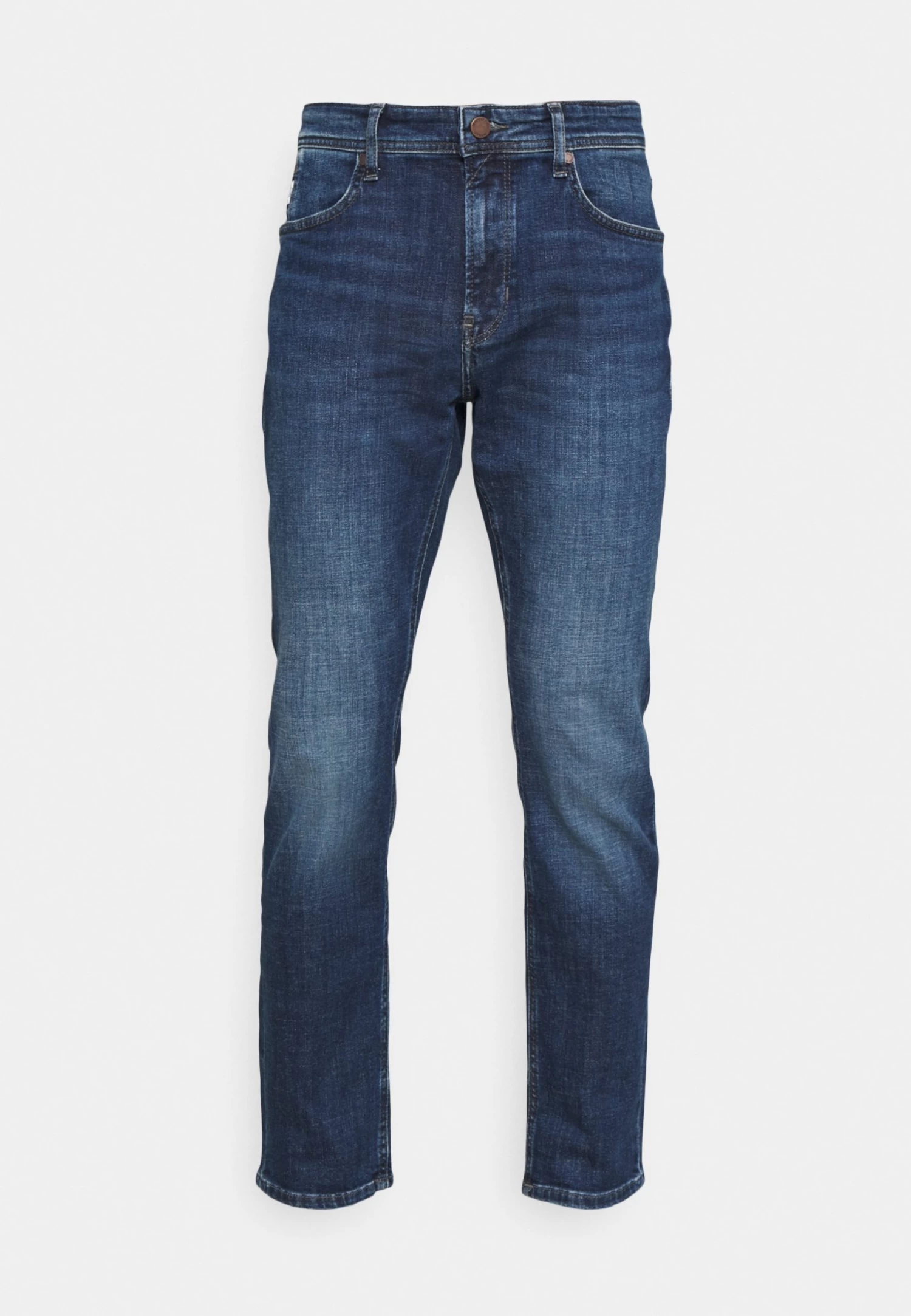 Marc O'Polo DENIM 5-Pocket Regular Waist - Slim Fit Jeans - Multi/Dark Blue Crosshatch - Image 4