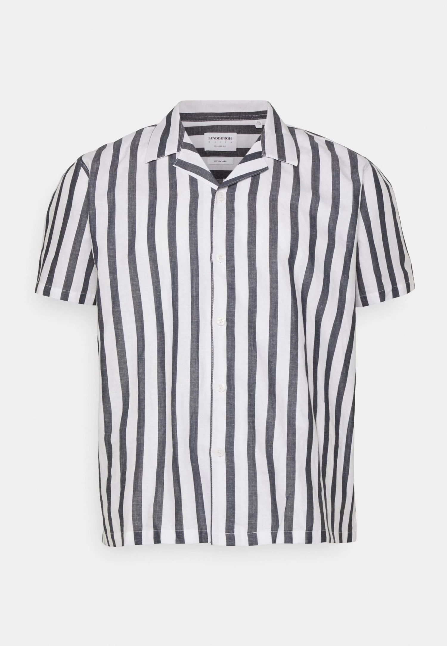 Lindbergh Striped Resort - Shirt - Navy - Image 5