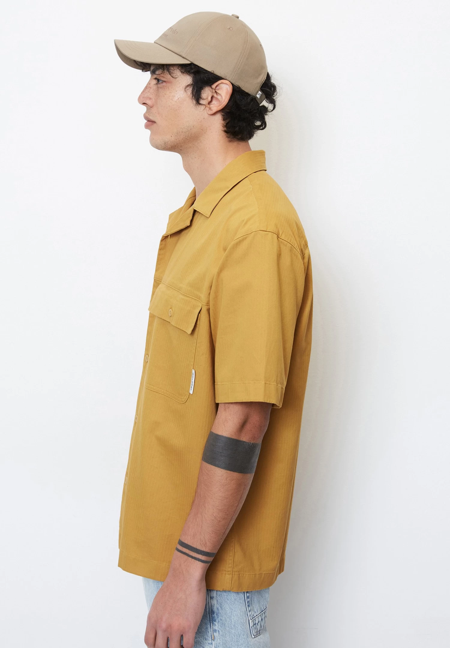 Marc O'Polo Shirt - Autumn Hay - Image 4