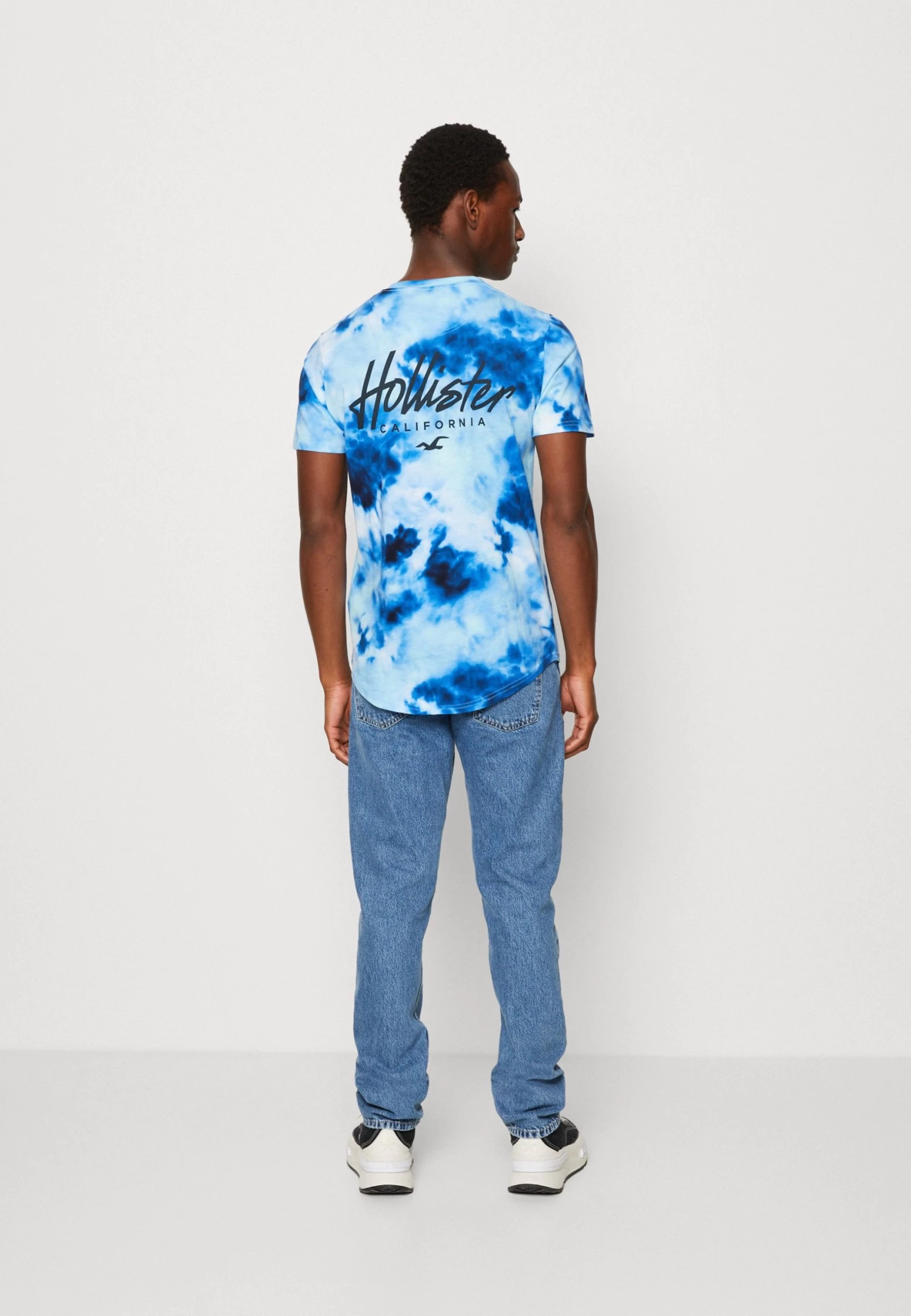 Hollister Co. Print T-Shirt - Blue Wash - Image 3
