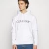Calvin Klein Logo Hoodie - Hoodie - White