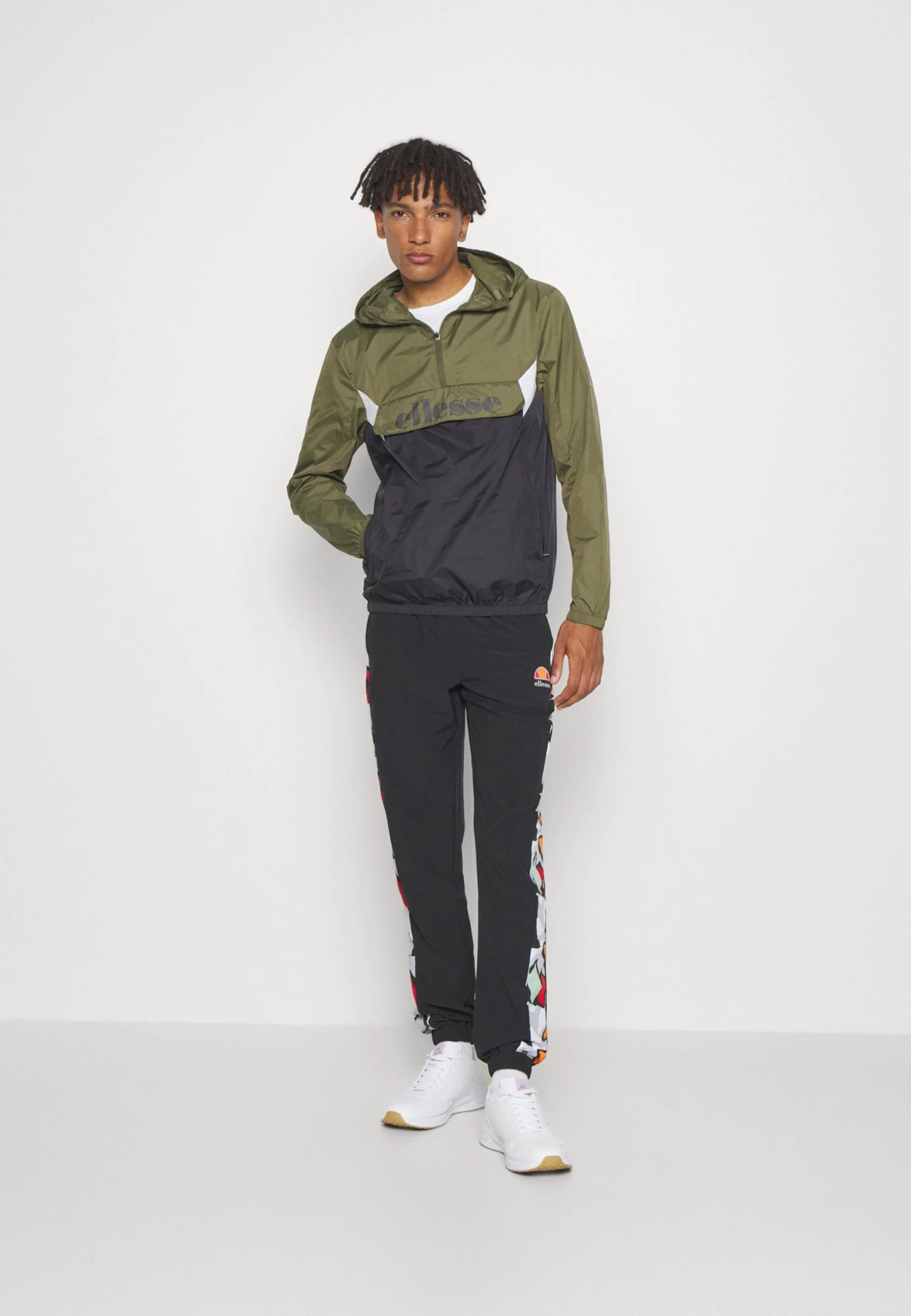 Ellesse Brando Jacket - Windbreaker - Khaki/Black - Image 2