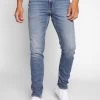 Calvin Klein Jeans Slim Taper - Slim Fit Jeans - Dark Blue