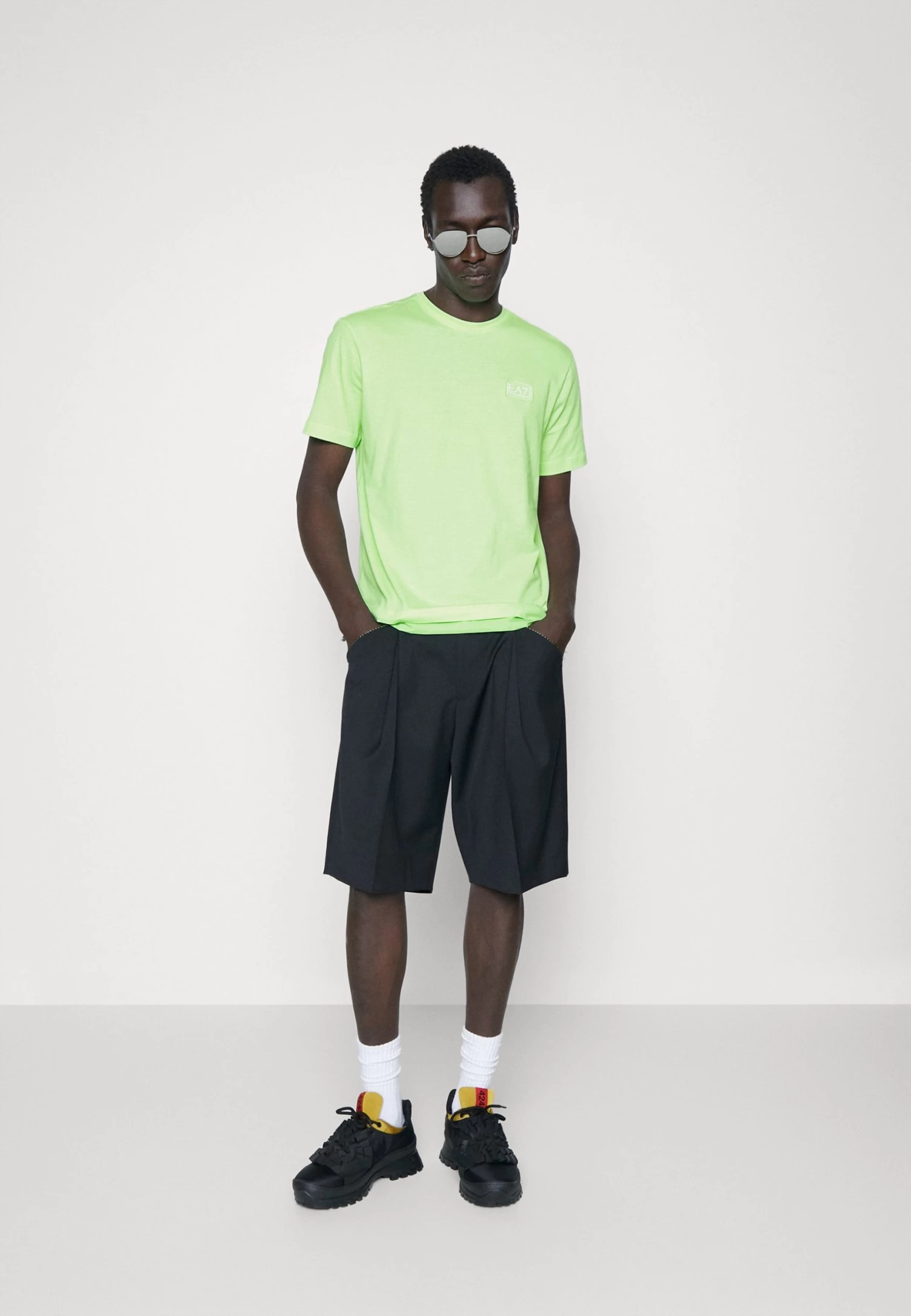 EA7 Emporio Armani Basic T-Shirt - Light Green - Image 2