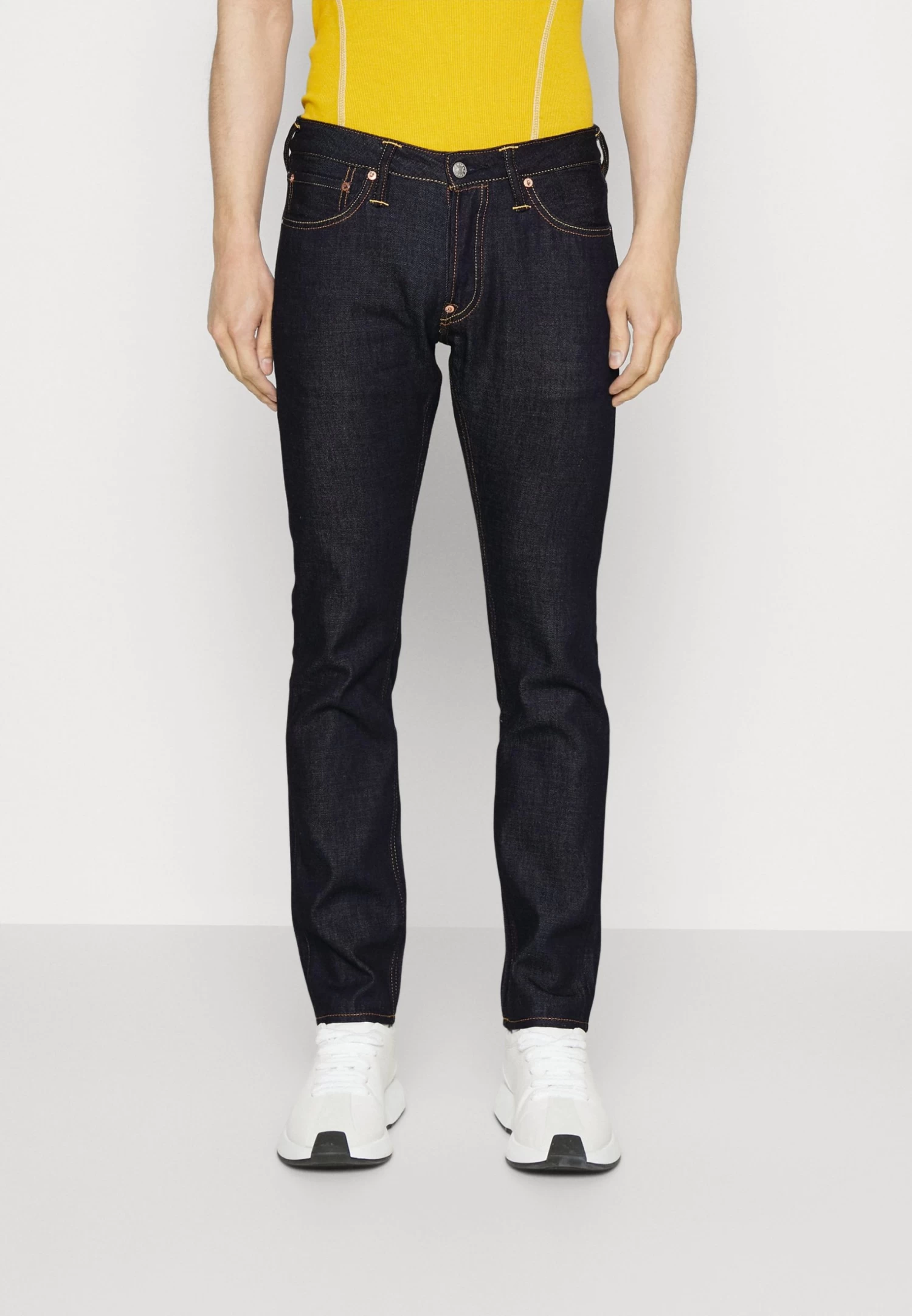 Evisu Ht, Graffiti Daruma Daicock Printed Jeans - Straight Leg Jeans - Indigo - Image 3