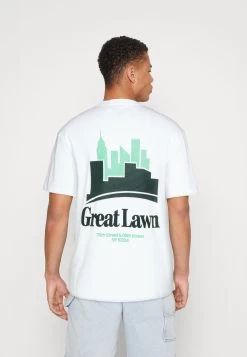 Jack & Jones Jordalston Graphic Tee Crew Neck - Print T-Shirt - Bright White