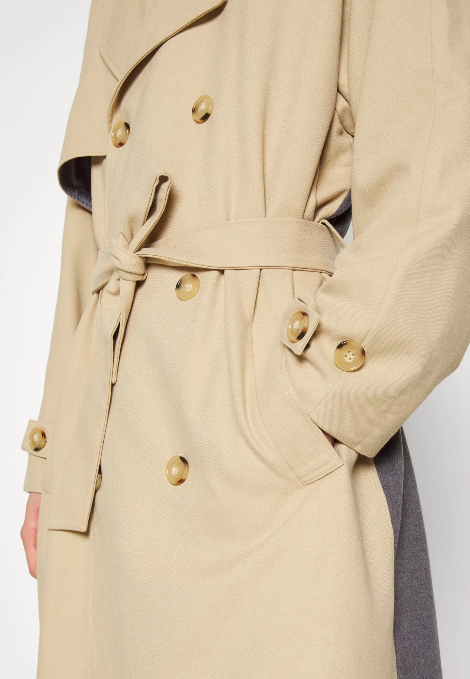 Coat - Classic Coat - Beige - Image 7