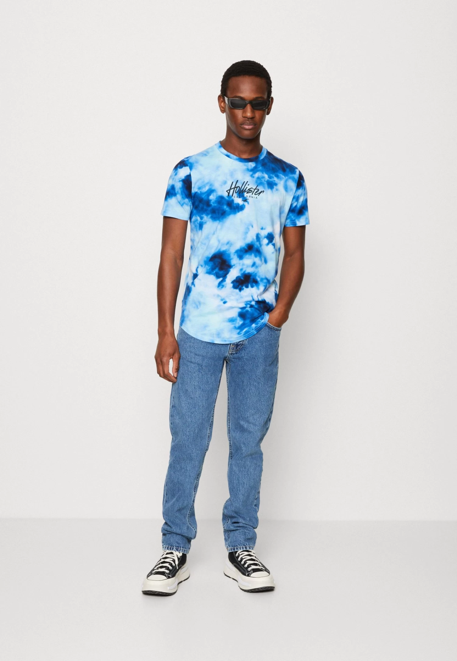 Hollister Co. Print T-Shirt - Blue Wash - Image 2