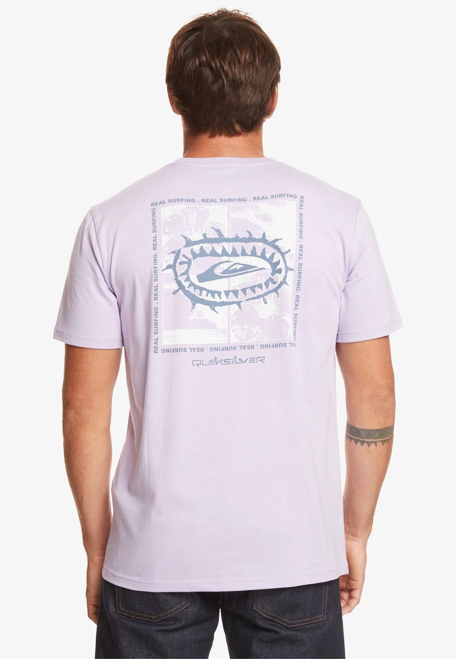 Quiksilver Urbansurfin - Print T-Shirt - Purple