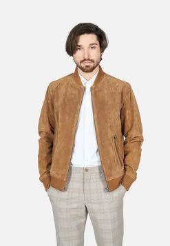 Freaky Nation Ted - Leather Jacket - Cognac