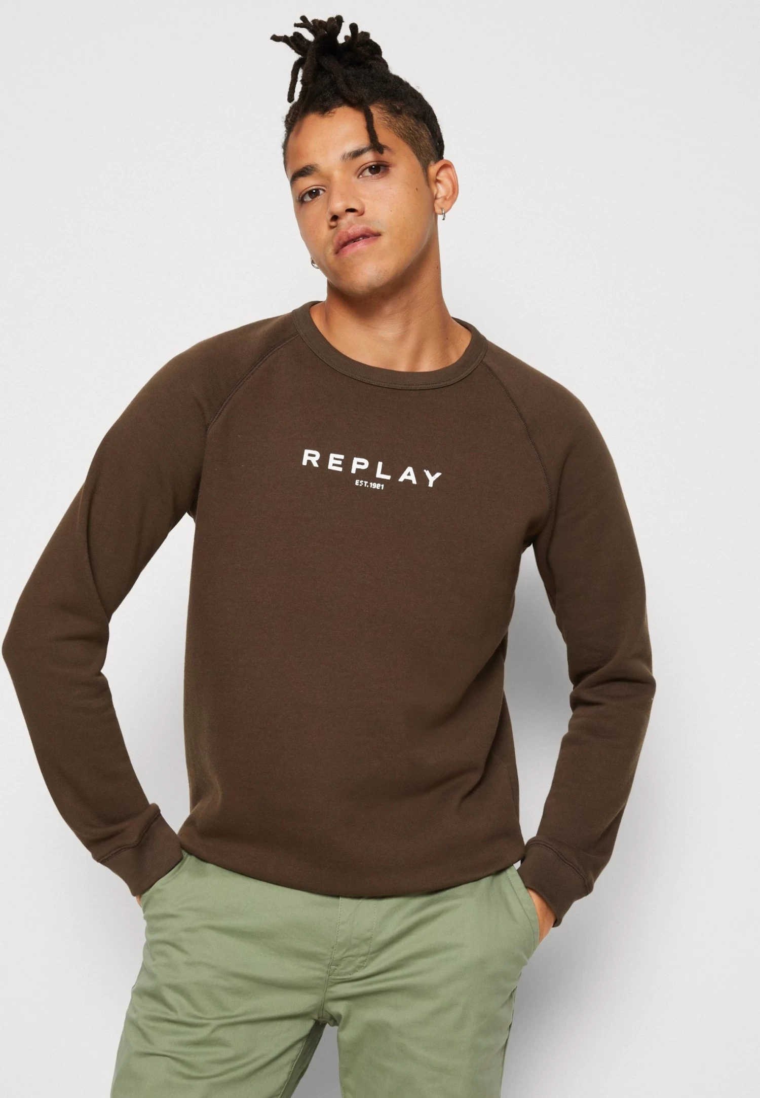 Replay Sweatshirt - Dark Brown - Image 4