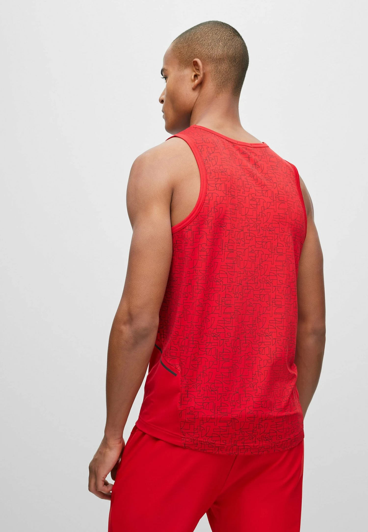 Boss Tank Active- Top - Red