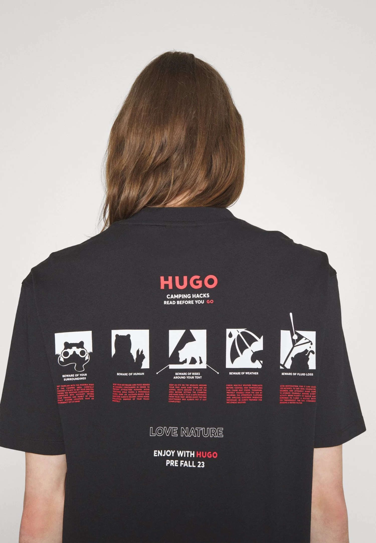 Hugo Dampeggio - Print T-Shirt - Black - Image 4