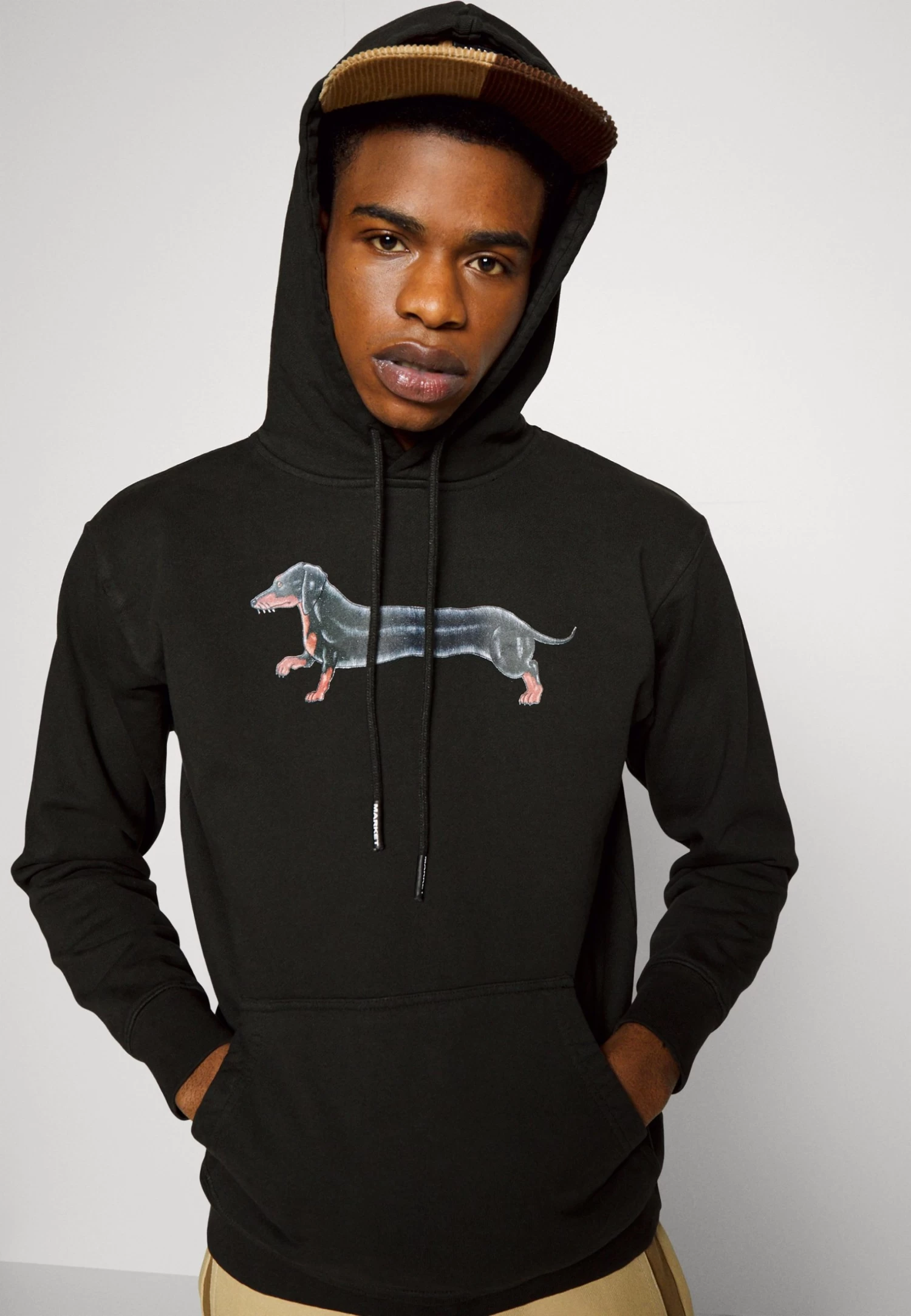 MARKET Unisex- Hoodie - Charcoal - Image 4