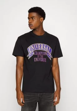 WEEKDAY Graphic Tee - Print T-Shirt - Black