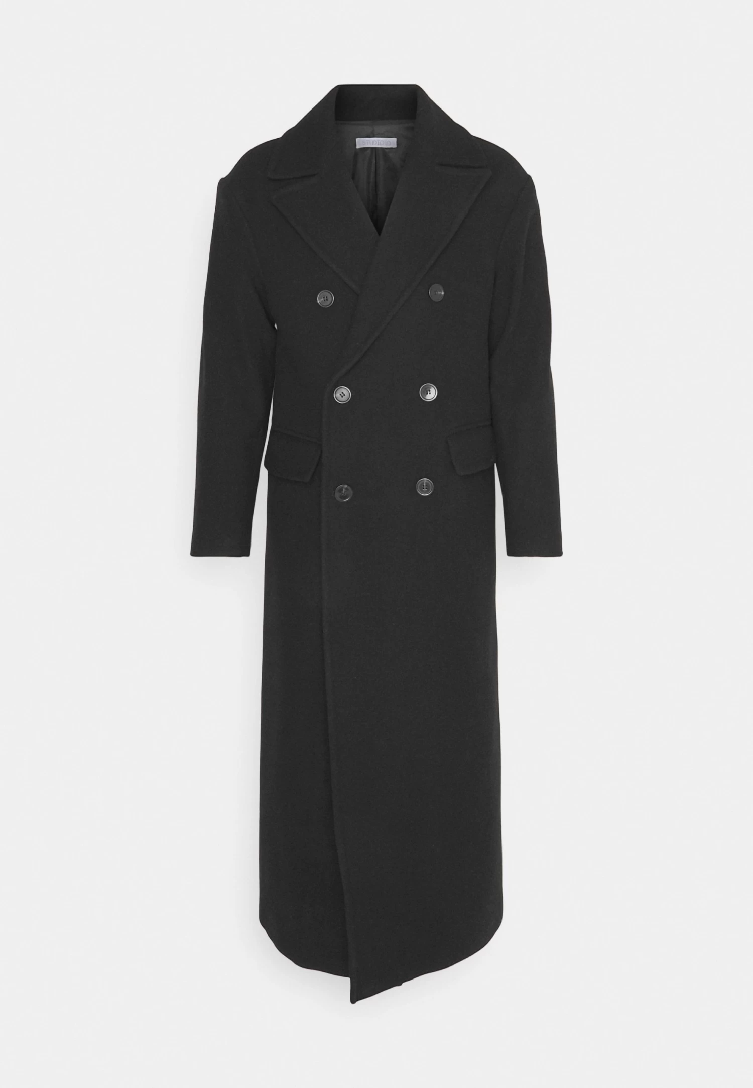 Long Coat - Classic Coat - Black - Image 6