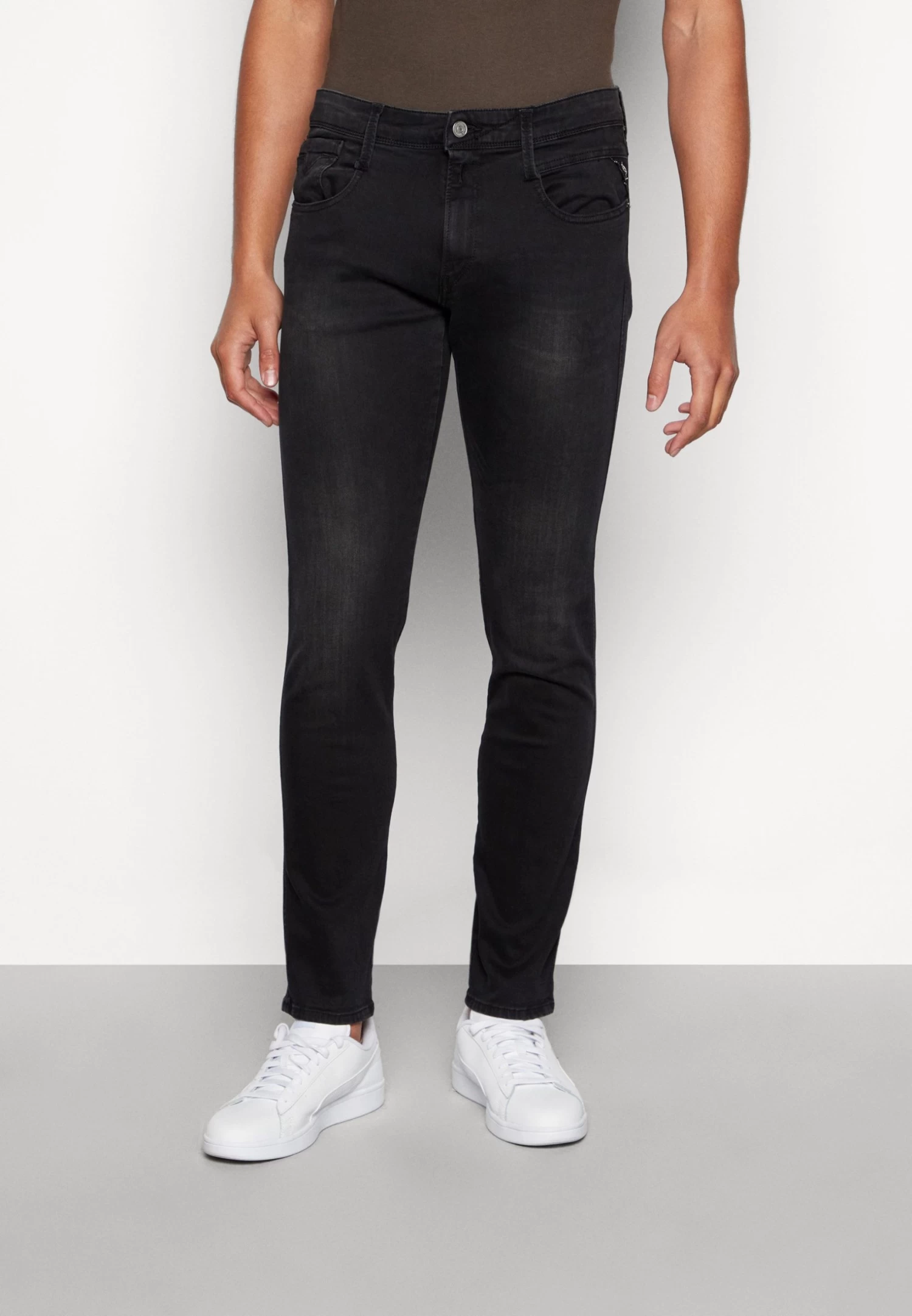 Replay Anbass- Slim Fit Jeans - Black