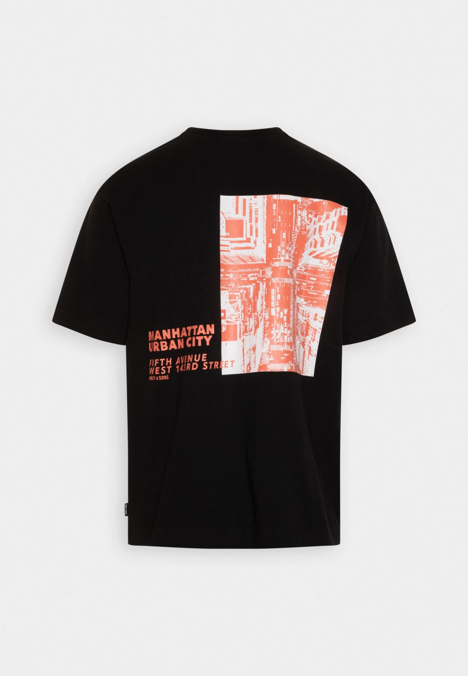 Only & Sons Onsfred City Print - Print T-Shirt - Black - Image 6