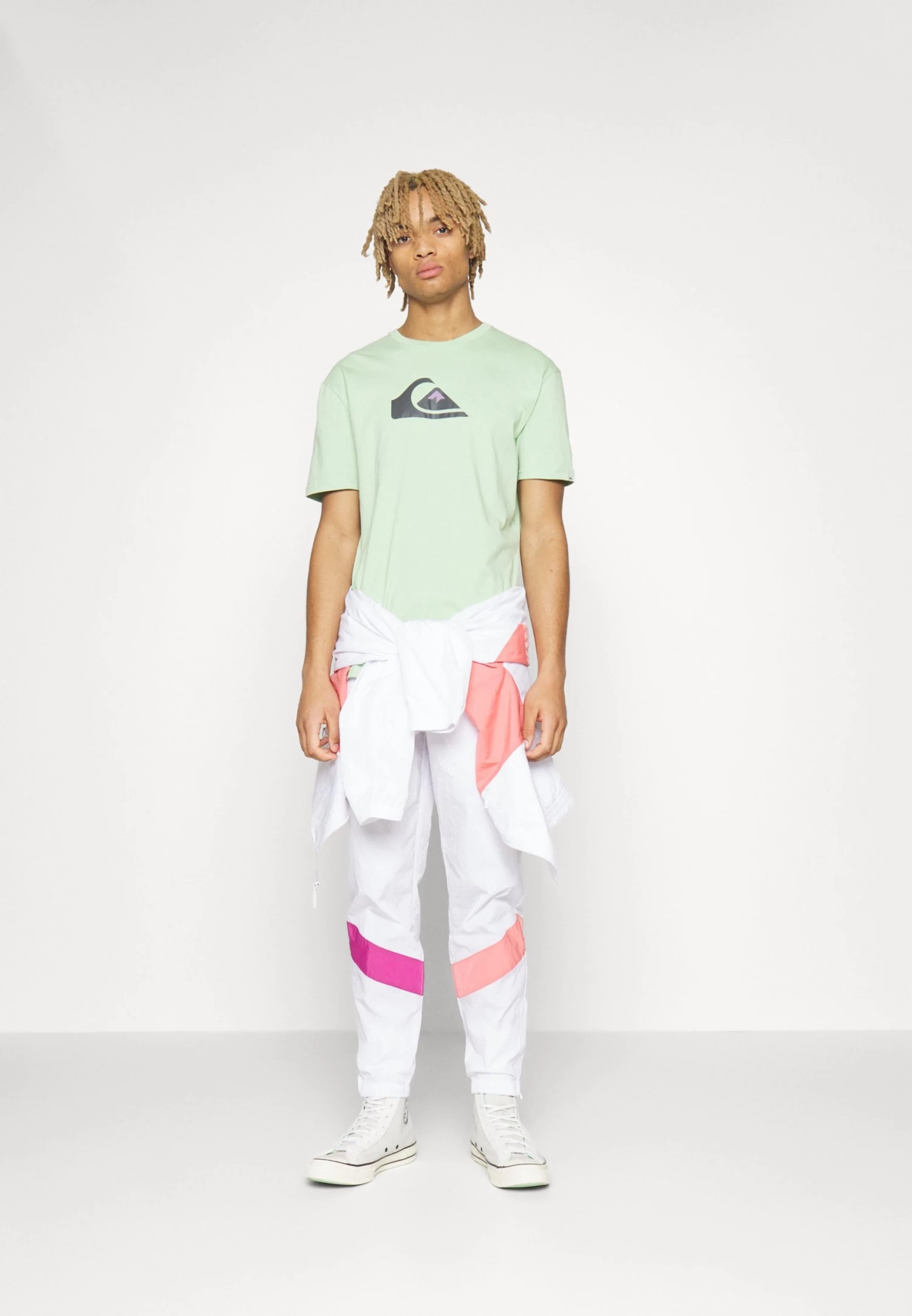 Quiksilver Complogo Byj0 - Print T-Shirt - Sprucestone - Image 5