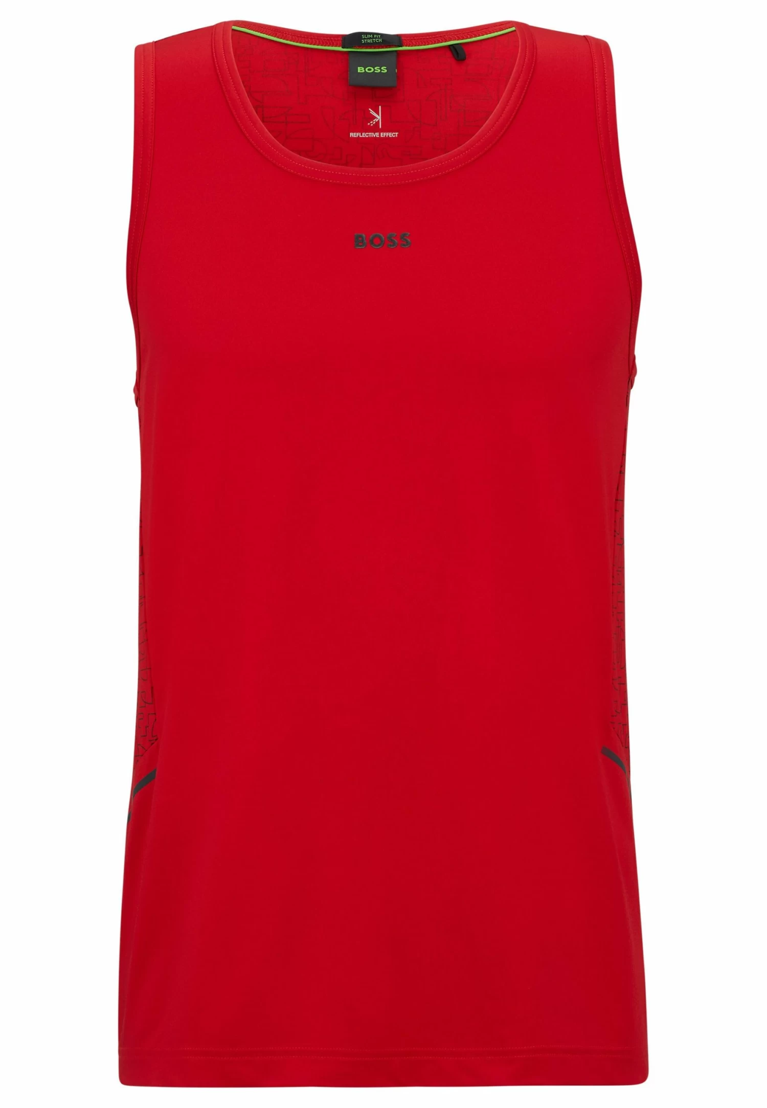 Boss Tank Active- Top - Red - Image 5