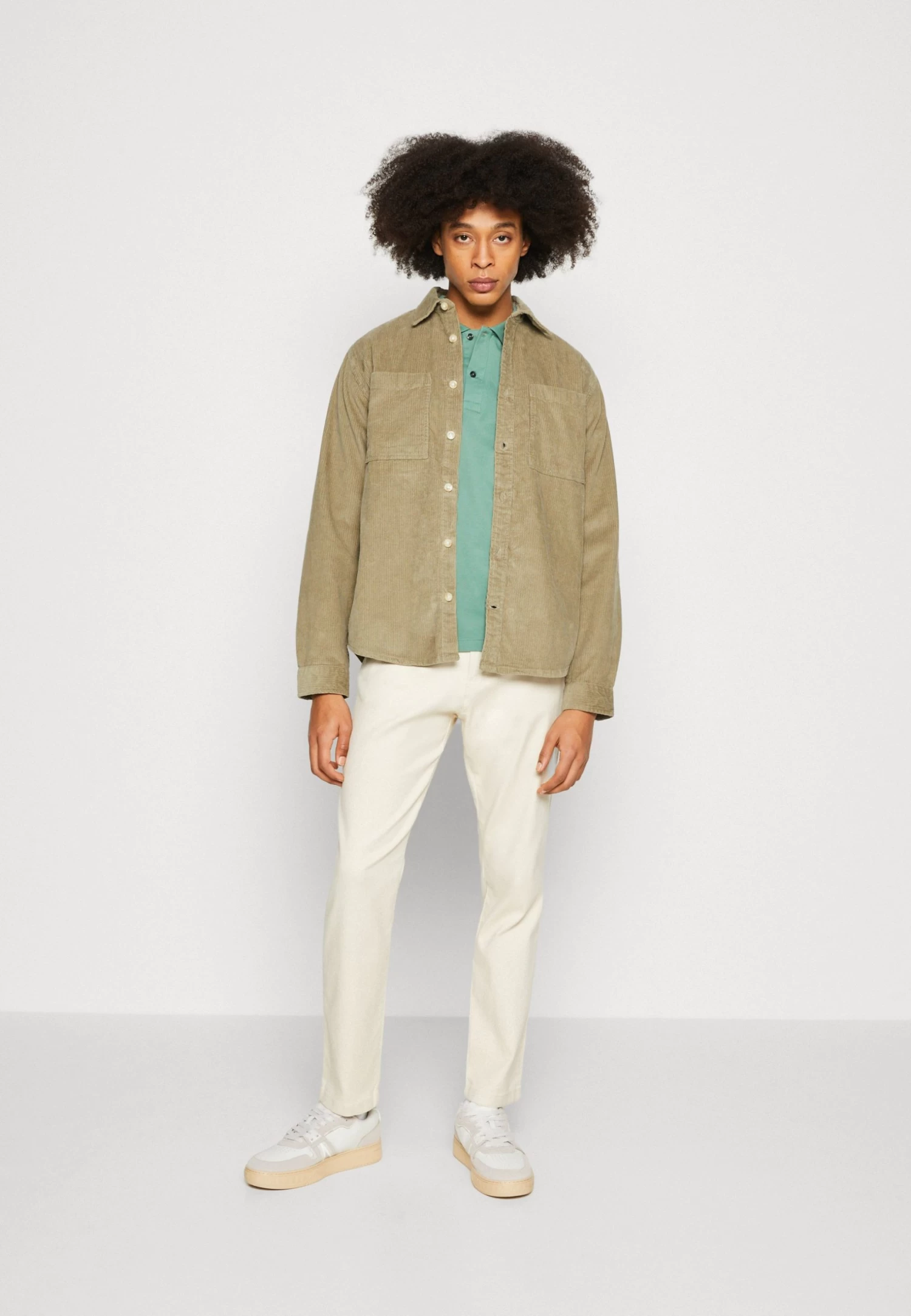 Selected Homme Slhloosefinn Overshirt - Shirt - Vetiver - Image 2