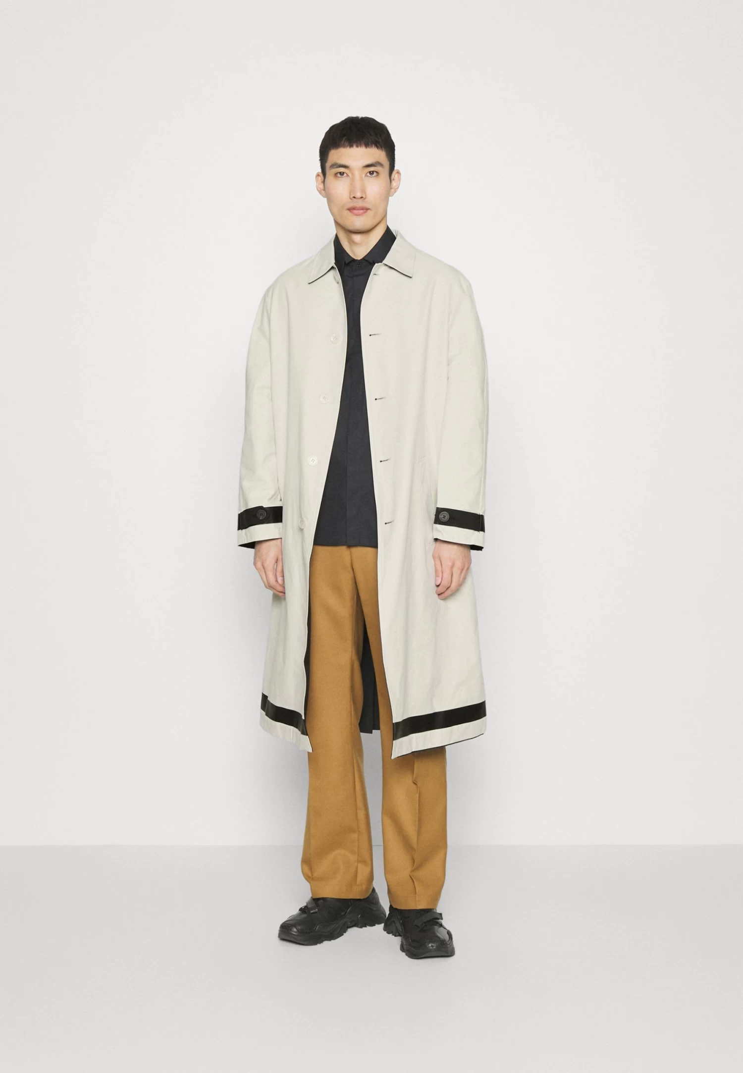 Neil Barrett Reversible - Trenchcoat - Black/Ivory - Image 2