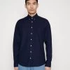 Hackett London Garment Dyed Oxford - Shirt - Navy Blazer