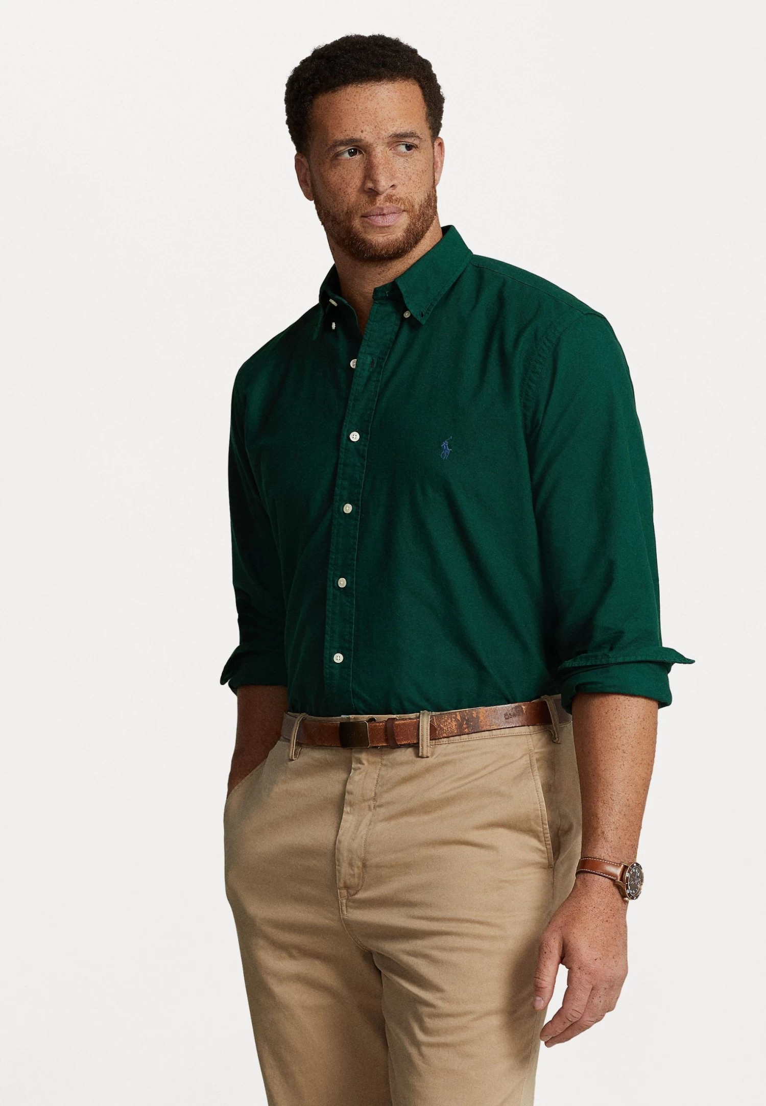 Long Sleeve Sport Shirt - Shirt - Hunt Club Green