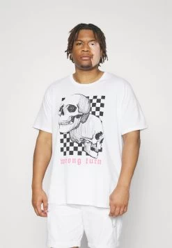 Jack & Jones Jorkoen Tee Crew Neck- Print T-Shirt - White