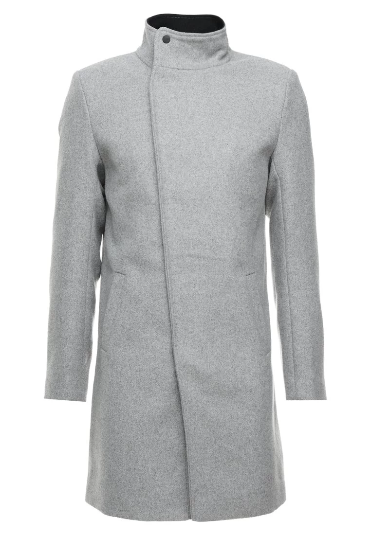 Only & Sons Onsoscar Coat - Classic Coat - Light Grey Melange - Image 4