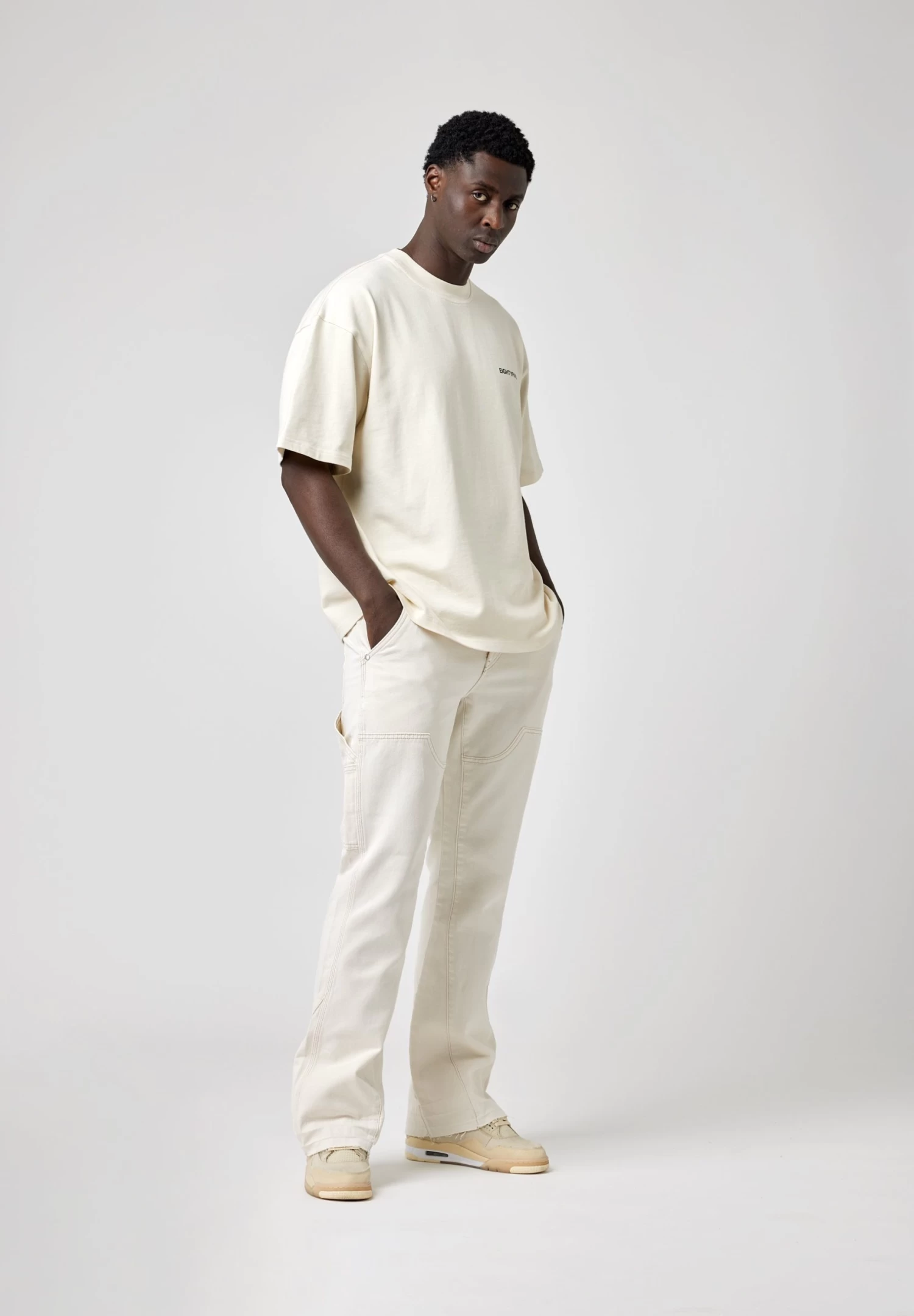 Contrast - Bootcut Jeans - White - Image 2
