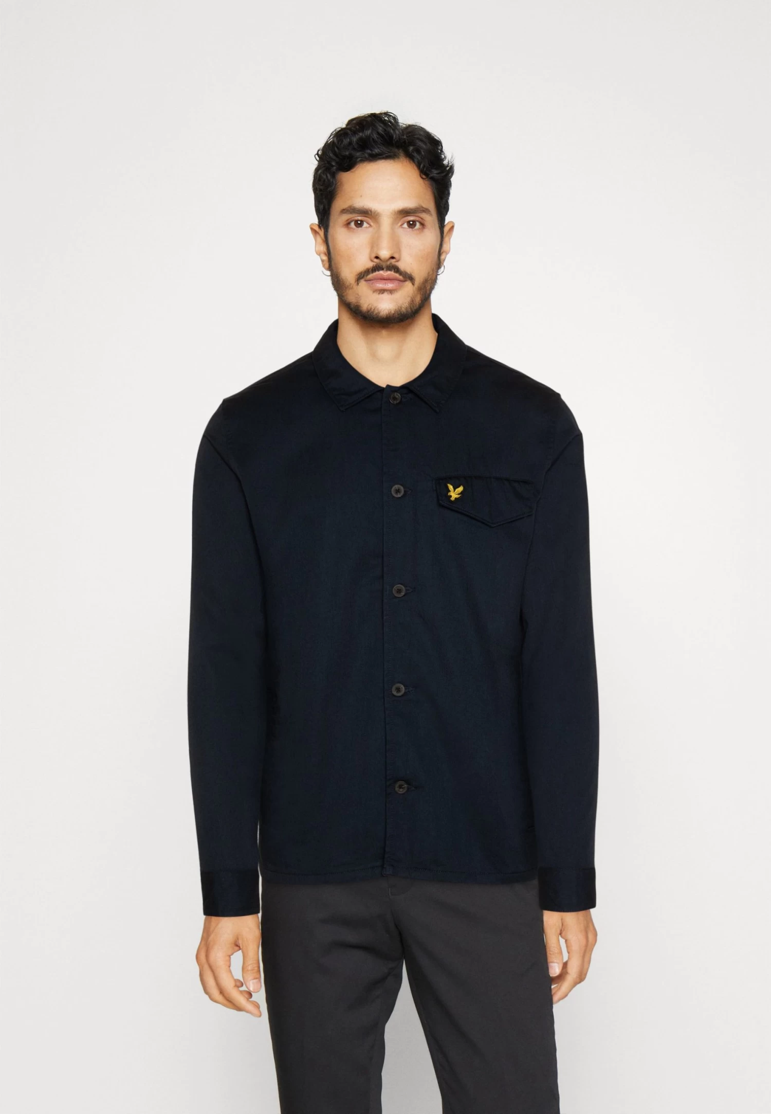 Lyle & Scott Pocketed Overshirt - Shirt - Dark Navy