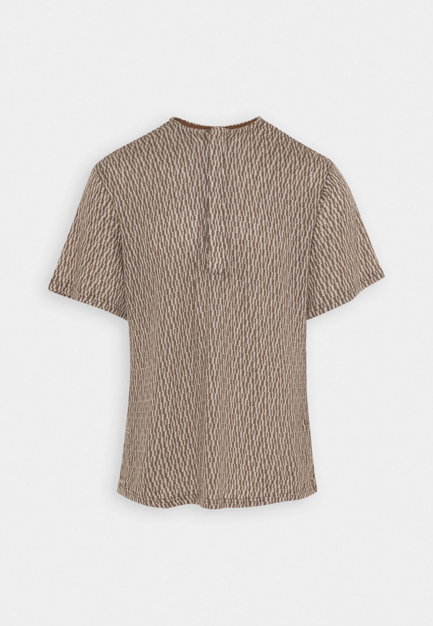 Print T-Shirt - Brown - Image 4