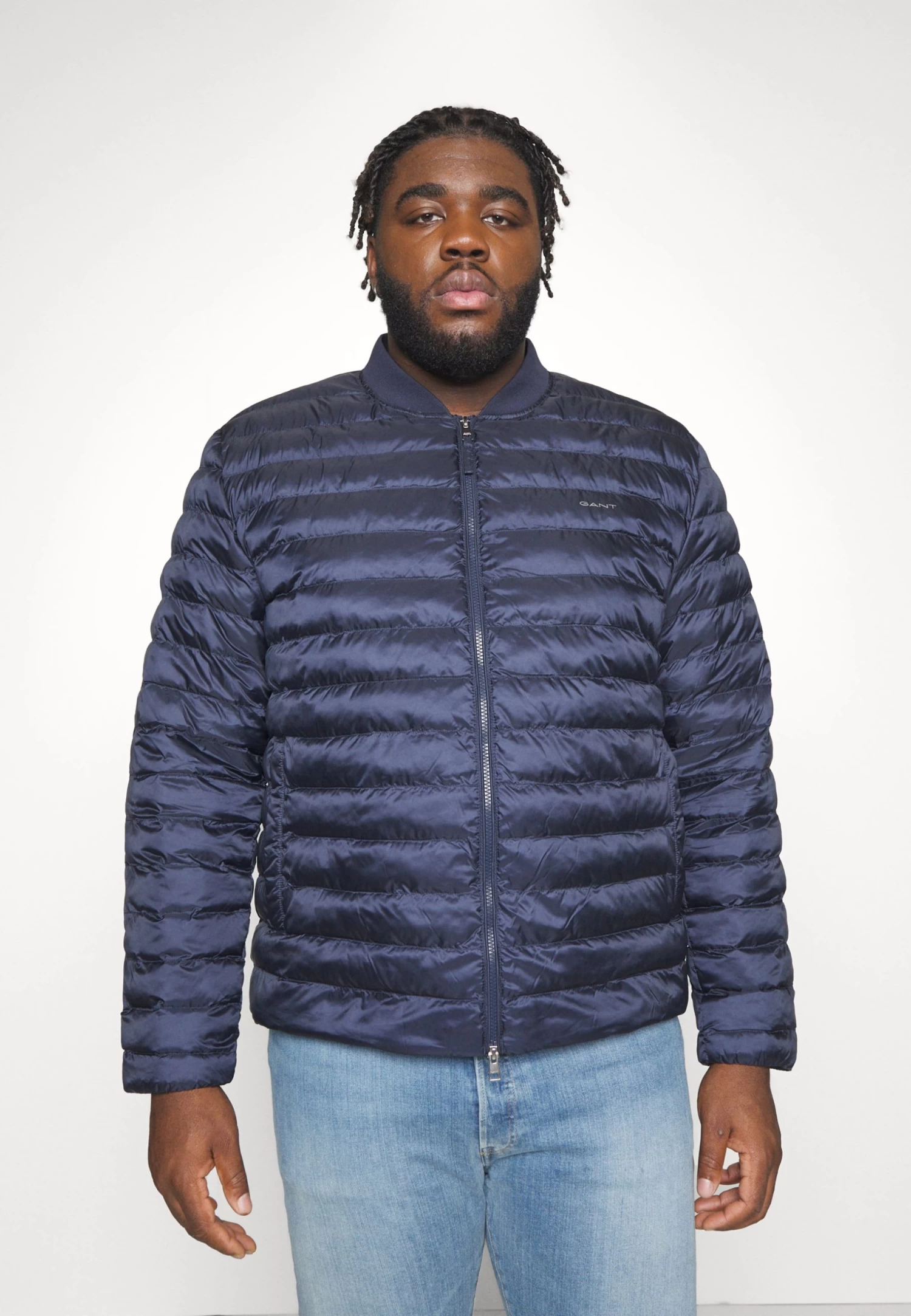 Gant Light Padded Jacket Plus Size - Bomber Jacket - Evening Blue