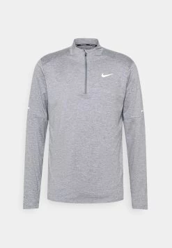 Nike Performance Elmnt - Long Sleeved Top - Smoke Grey/Grey Fog/Silver