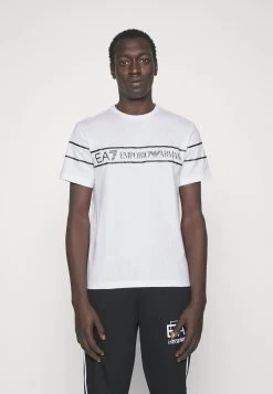 EA7 Emporio Armani Train- Print T-Shirt - White