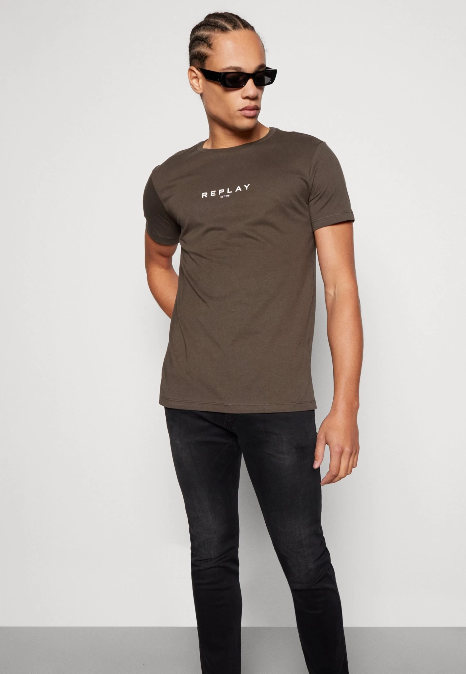 Replay Anbass- Slim Fit Jeans - Black - Image 4