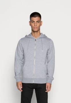 Jack & Jones Jesoft Basic Zip Hood - Zip-Up Sweatshirt - Light Grey Melange