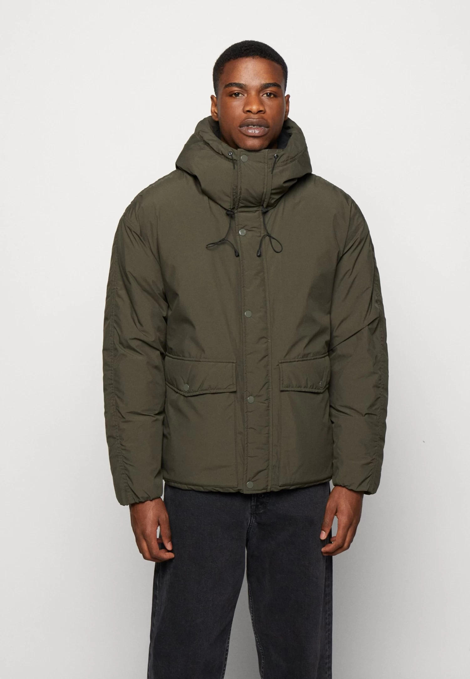 Abercrombie & Fitch Cloud Jacket- Winter Coat - Olive