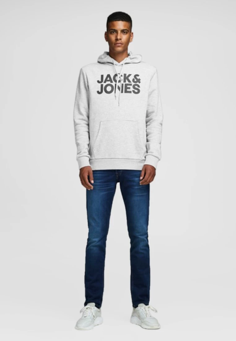 Jack & Jones Hoodie - Light Grey - Image 2