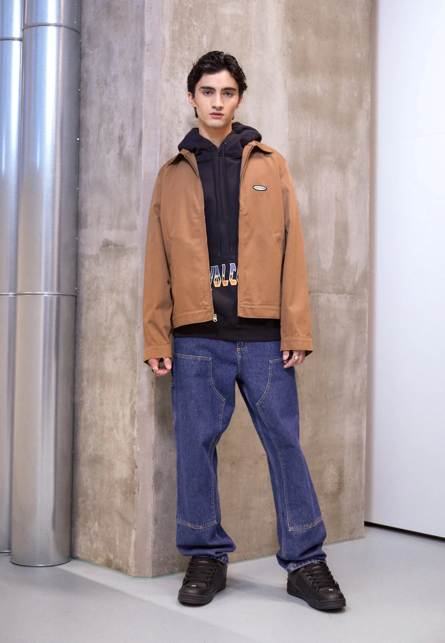 Volcom Voider Jacket - Summer Jacket - Brown - Image 2