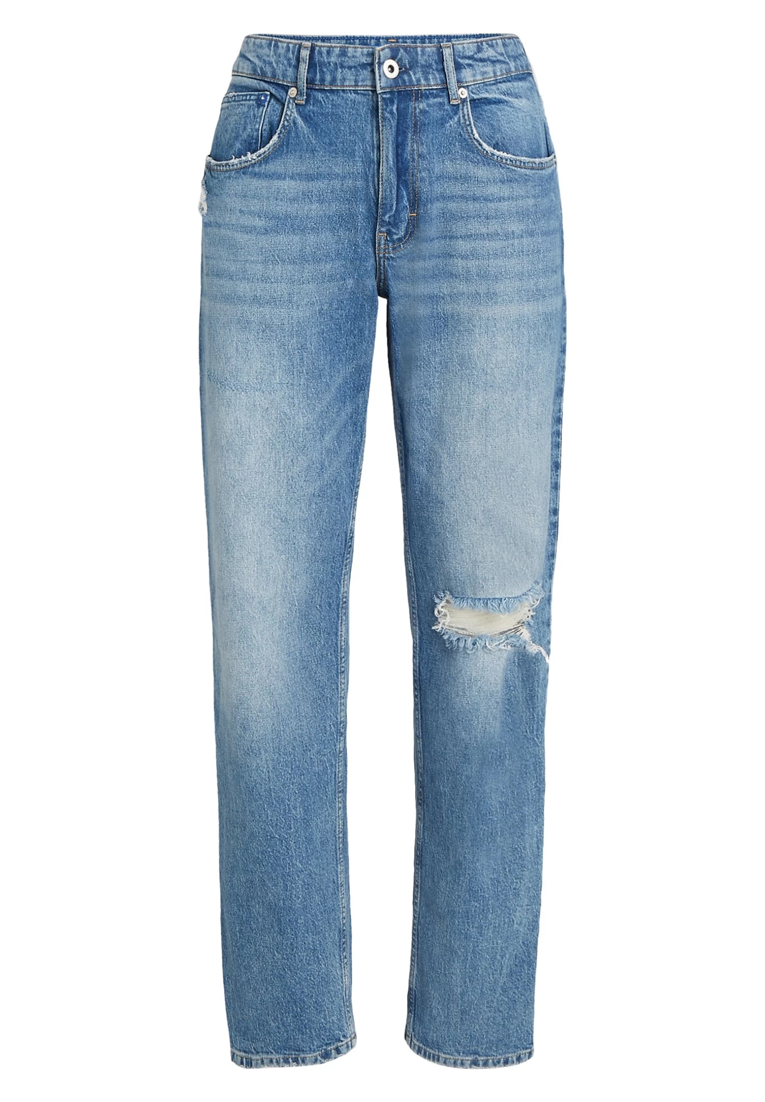 Karl Lagerfeld Jeans Straight - Straight Leg Jeans - J Vintage Visual Blue Dstr - Image 6